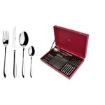 Coffret Ecrin ménagère Norway Miroir 50pièces Guy Degrenne